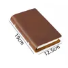 Notepads Retro Real Cow Leather Cover Notebook 48 Papers Small Medium Big Size Note Book DIY Diary Handmade Notepad Office School Gift 220914