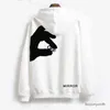 Offs White Designer Herrenmode Hoodies Fingerabdruck Ow Brand Kapuzenpullover Übergröße mj