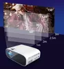 Mini Projector 2000LM 1080p Full HD DLP 3D Video Home Theater Cinema 100inch LCD -Projektoren mit HDMI USB VGA AVD Laptop PC -Smartphone kompatibel