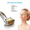 Derma Roller Croissance des Cheveux ZGTS 192 Aiguilles Titane Microneedle Rouleaux pour Soins de la Peau du Visage Microneedling Dermaroller Micro-aiguille Élimination des Rides Anti Chute de Cheveux