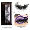 20mm Halloween 3D Mink Eyelash False Nail tips Set Fluffy Mink Lashes Extension Dramatic Volume Thick Eyelashes DIY Makeup