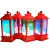 Christmas Decorations Wind Lantern Led Electronic Candle Light Santa Snowman Merry Chrismas Decor For Home Xmas Tree Noel Kids Gifts