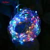 Christmas Decorations 1m 2m 5m 10m Waterproof Copper Wire LED Cabinet Light Bookcase Decor String Lamp Tree Wedding Party Indoor Lighting 5z 220914