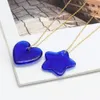 Mode turc mauvais œil coeur étoile pendentif collier ras du cou chanceux yeux bleus clavicule chaîne collier bijoux de fête pour femmes filles cadeau