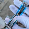 3 kleuren heren horloge 44 mm d-blauw 126660 keramische ringwonerzee saffier cystal roestvrij staal met glide vergrendeling clasp automatische mechanische horloges