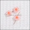 Akrilik plastik lucit 16mm paspas akrilik ayçiçeği boncuklar mücevher için gevşek ara parçası DIY el yapımı aksesuarlar 5615 q2 dhdnf