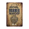 2023 Funny Funny Projetado Classic Barber Shop Metal Pintura de Metal Poster Poster barbear Sinais de lata Bar Pub de decora￧￣o de casa Placas de parede Artesanato de arte 20x30cm hisimple