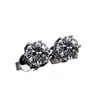 100% réel 925 Boucles d'oreilles Moissanite Silver Silver 0,5-1 Caratcolor Stud pour femmes de qualité de mariage de qualité supérieure Jewelry3087214