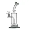 Raucherzubehör 10" Glaswasserpfeife mit Glasschüssel Bong Shisha Dab Oil Rig