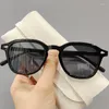 Occhiali da sole 2022 Donne quadrate vintage Design Trengy Sun Glasses Frame Classic Men Out Door MiiRor Uv400
