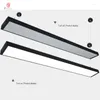 Pendant Lamps Commercial LED Hanging Lights Aluminum Connective Office Lighting Long Acrylic Brightness Project Mall Market Fixture