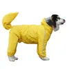ملابس الكلاب كبيرة الملابس معطف المطر أربعة مواسم الأولاد والبنات Golden Retriever مقاومة للماء كاملة محيطة الحيوانات الأليفة