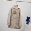 Męskie puch Parkas British War Horse Styl słynny projektant luksusowy męski kurtka Kanada North Winter Hoat Kurtki Outdoor Men Men Odzież WITRPOOF