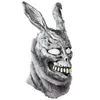 Parti Maskeleri Film Donnie Darko Frank Evil Tavşan Maskesi Cadılar Bayramı Parti Cosplay Props Lateks Tam Yüz Maskesi 220915