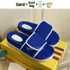 2022Platform Slippers Katoen Spons Magic Tape Strand Sandalen Reliëf Schoenen Oranje Zwart Wit Mannen Vrouwen Designer Schoenen Zomer Slides