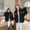 Family Outfits Mother Daughter Autumn/Winter Clothing Parent Child Matching Clothes Women's And Baby Winter Coat Kids Girl Top Outwear 220914