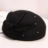 Berets 2022 damer oregelbundna pillbox cap mode cloche hattar kvinna kände beret party formell fedora ullhatt