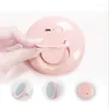 Compact Mirrors Tool Mini Portable LED Makeup Round Shape Mirror USB Wasgeble Folding Ring Stand Hand Cosmetic 1st