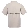 Camisas al aire libre Hombres de verano Camisa de pesca Camisa de manga corta Camisas de pesca Camisetas Hombre Camiseta Dry Seco Quick