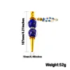 Water pipe Metal Hookah smoke Accessories Filter Tip with Fluorescence Hose Handle Beautiful Jewelry pipe