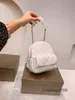 حقائب ظهر صغيرة كلاسيكية للسيدات حقيبة يد نسائية كتف مخطط خياطة جلدية فاخرة ماركة مصمم Crossbody محافظ نسائية عتيقة 2203