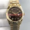 ST9 mens watches With diamond 40mm DATE automatic machine 36mm Ladies watch Gold 904L stainless steel strap sapphire hidden folding buckle waterproof Dhgate watch