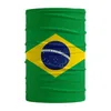 Flag da Copa do Mundo Bandana Party Decoration USA Alemanha qatar multifuncional no ver￣o gelo seda m￡gica m￡scara facial