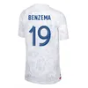 Argentina 3 stjärnor Maillots de Football French Soccer Jersey Francia 2023 Benzema Mbappe 22 23 Messis Signed Men Kids Maillot Shirt Hommes Final Jerseys Player Fans