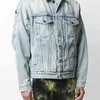 Herrjackor designer herr rockar kvinnor jeans palms outwear jean lång ärm hip hop streetwear denim cowboy smal vind