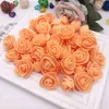 Faux blommor grönare 50 stycken billiga pe mini konstgjorda blommor för hem bröllop dekoration tillbehör falska foma björnar scrapbook diy kranshantverk j220906