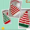 New Christmas long-tail wool gift children's photography cap Newborn photography caps