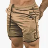 Ropa de motociclismo, pantalones cortos para correr para hombre, Fitness, de una sola cubierta, secado rápido, gimnasio, trotar, entrenamiento, pantalones de deporte corto de verano