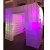 Tente de mariage gonflable de 2.5m, décoration de fête, avec ampoules LED, arrière-plan de stand Po gonflable, sans cabine de Machine à vendre