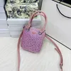 Strass-Einkaufstasche, modische All-Match-Mini-Handtasche, lässige Schulter-Crossbody-Handytaschen