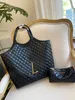 22ss Large Ladies Shopping Bag luxury brand classic design Contains a small bag socialite party Beautiful tote clutch 34cm and 22cm two sizes