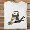 Dames t shirts zomer vrouwen korte mouw slaap dieren mode kleding 2022 kleding print t-shirt vrouwelijke tee top dames grafisch t-shirt