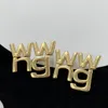 Classic Letters Designer Earrings Charm Ear Studs Women Golden Eardrops Letter Steel Stamps Danglers With Box