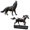 Party Decoration Desktop Minaiture Animal Fature Harts Artwork Sculpture for Car Dashboard