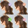 Corée BIJOUX Pinces à cheveux en forme de fleur Barrettes Pince à cheveux pour femmes filles Barrette Crabe Pinces à cheveux Queue de cheval Épingles à cheveux Barrette de bain Chapeaux Accessoires