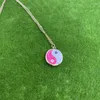 Chains Starella Copper Gold Plated Link Chain Enamel Ying Yang Pendant Necklace Women Fashion Jewelry Wholesale Joyeria Fina Para Mujer