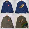 Men's Jackets Human Made Jacket Men Women 1 1 High-Quality Nylon Embroidery Hot Dog Pattern Windbreaker Men's Jacket T220914