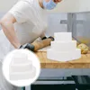 Festliche Vorr￤te 3PCS DIY White Foams Cake Dummies Herzf￶rmige Form f￼r die Anordnung von Partydekoration