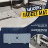 Kitchen Faucet Absorbent Mat Tools Sink Splash Guard Silicone Faucets Splash Catcher Countertop Protector For Bathroom Gadgets FY3893 915