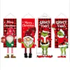 Christmas Decorations Door Hanging Banner Faceless Doll Merry Tree For Home Xmas Ornaments Pendant Navidad Noel 1pc 220914