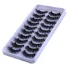 Fried Hair Eyelash 8D Faux Mink Eyelashes Fluffy Wispy Thick Strip Lashes Multilayer Reusable Handmade Lash Makeup