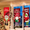 Weihnachtsdekorationen, Türbehang, Banner, gesichtslose Puppe, fröhlicher Baum für Zuhause, Weihnachtsschmuck, Anhänger, Navidad Noel, 1 Stück 220914