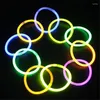 Украшение вечеринки Glow Stick Safe Light Bracelets красочные флуоресцентные для мероприятия праздничный концертный декор Neon Kids Toys