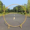 Party Decoration Wedding Round Stand Props Circular Hoop Arch Birthday Wrought Iron Mariage Decor Balloon Frame Moon