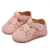 First Walkers 2022 Hollow Spring Maryjane Baby Shoes Antiplip PU