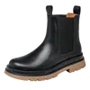 Marka erkekler kış kar botları su geçirmez deri spor ayakkabılar süper sıcak erkek botları açık erkek ayak bileği botları erkek ayakkabı boyutu 38-44